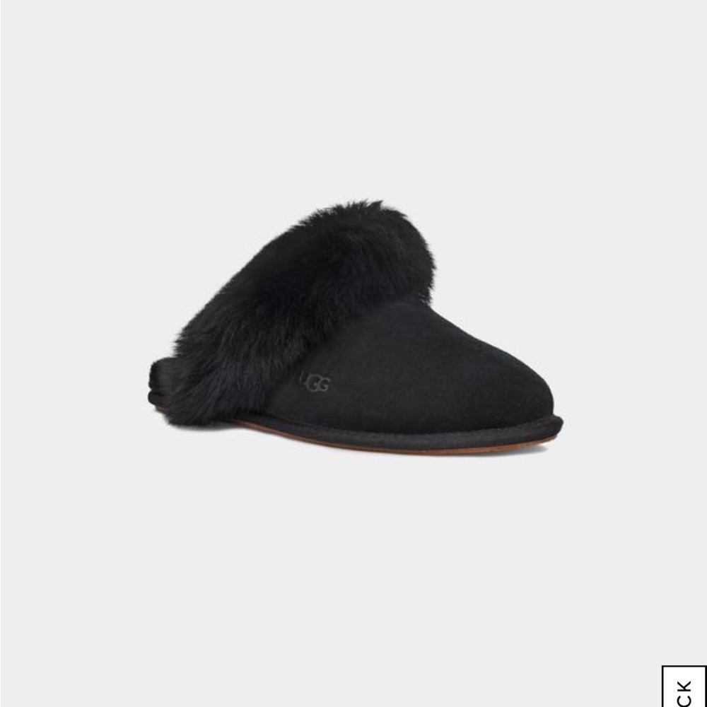 Never worn before! Black ugg slippers